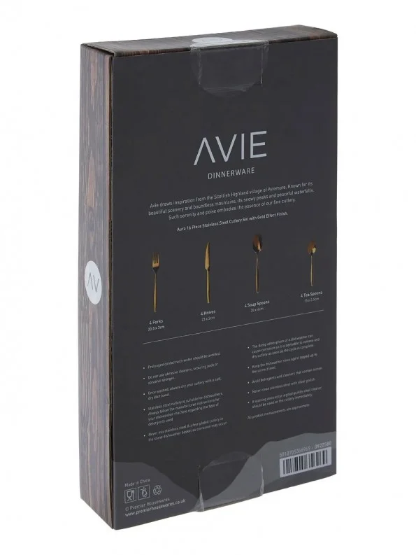 Avie Aura 16 piece Cutlery Set