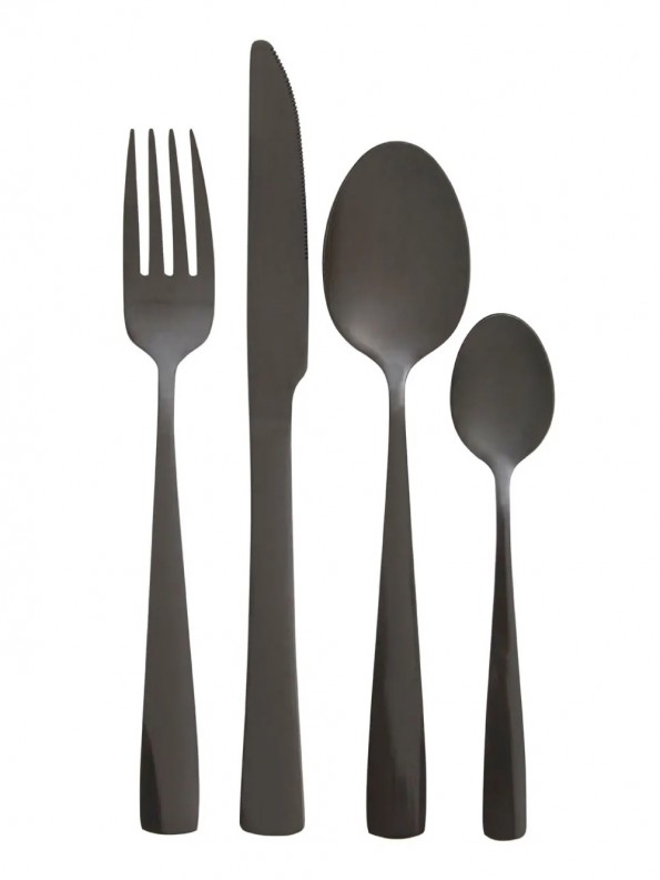 Avie Onyx 16 Piece Cutlery Set