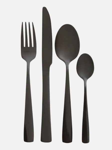 Avie Onyx Cutlery Set
