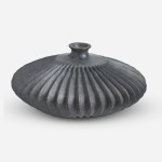 grey round vase