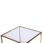 Liang Oliver Side Table Antique Gold