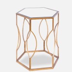 liang tao side table gold